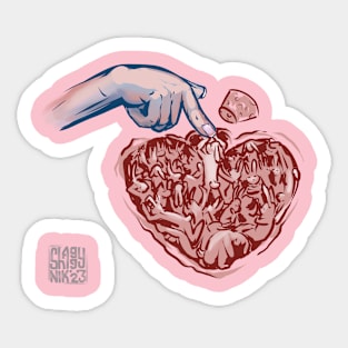 collection of heart Sticker